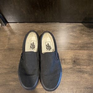 Black Vans Slip-Ons